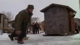 grumpy old men  fence stand off / the great Ice war.