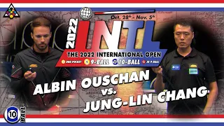 10-BALL: ALBIN OUSCHAN VS JUNG-LIN CHANG - 2022 INTERNATIONAL OPEN BIG FOOT 10-BALL CHALLENGE