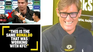 "THE SAME RONALDO THAT WORKED WITH KFC!" Simon Jordan slams Ronaldo for moving Coca Cola bottles