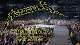 Metallica Live in Pittsburgh 8/14/2022 HQ Audio Full Concert Fancam