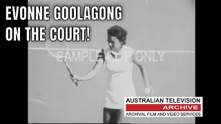 Timeless Tennis: Historic Archive Footage of Evonne Goolagong on the Court