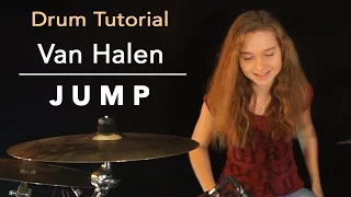 How to play Jump (Van Halen); drum tutorial by Sina