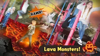 Lava Monster at a Park with The Good Bits and That YouTub3 Family!