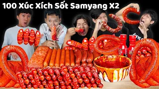 Người Cuối Cùng Ngừng Ăn 100 Cái Xúc Xích Sốt Cay SamYang x2 Sẽ Thắng 10 Triệu