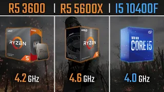 Ryzen 5 3600 vs Ryzen 5 5600X vs I5 10400F | 1080P, 1440P and 4K Benchmarks