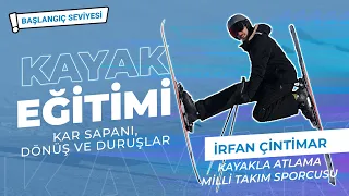 İLK KAYAK DERSİ I KAR SAPANI, DÖNÜŞ VE DURUŞ I İRFAN ÇİNTİMAR