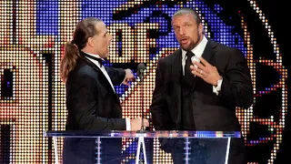 Shawn Michaels & Triple H induct Mike Tyson into the WWE Hall of Fame
