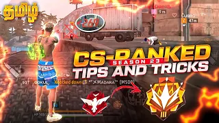 Cs Rank Pushing Tips and Tricks In Tamil  2024 || Season 23