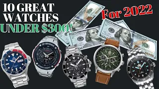 10 GREAT VALUE WATCHES UNDER $300!