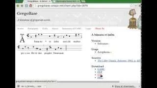 How to edit Gregorian chant using a web browser and word processor