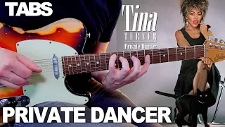 Tina Turner - Private Dancer | Guitar cover WITH TABS |