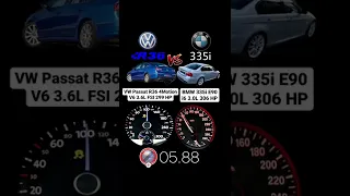VW Passat B6 R36 299 HP vs BMW 335i E90