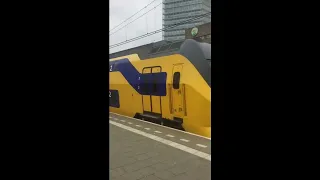 Treinen op station Eindhoven Centraal - januari 2023