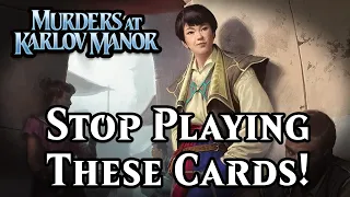 Stop Playing These AWFUL Karlov Manor Cards in Draft