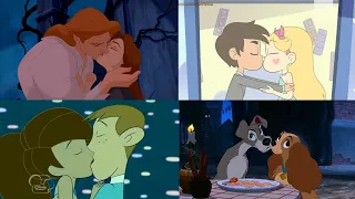 ¡Top 10 Mejores BESOS en Películas y Series ANIMADAS de Disney Channel!