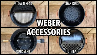 Different Accessories for the Weber Kettle