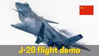 J 20 shows off in flight demonstration, high maneuverability confirmed by live video from China