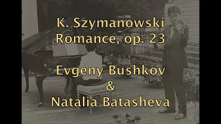 Евгений Бушков/Скрипичное наследие/ К.Шимановский Романс, Oр.23, Н.Баташева (записи ГДРЗ 1987-1991)