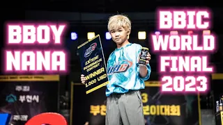 Bboy NaNa Recap 🥇 Champion Powermove Contest | BBIC WORLD FINAL 2023