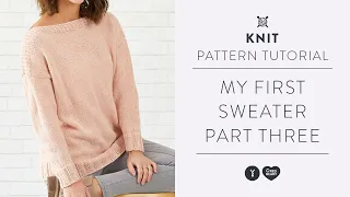 Lesson 3 | My First Knitted Sweater Tutorial with Marly Bird