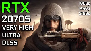 Assassin's Creed Mirage: RTX 2070 SUPER | 1080p - 1440p - 2160p | Very High & Ultra + DLSS