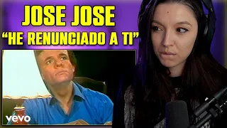 José José - He Renunciado a Ti | FIRST TIME REACTION | Official Video