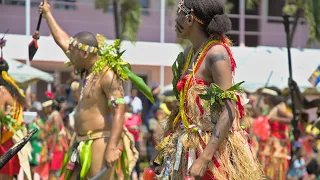 Manus Province Cultural dancers