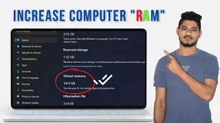 HOW TO increase RAM on PC Laptop 2022 || Increase Virtual Memory on Windows 11