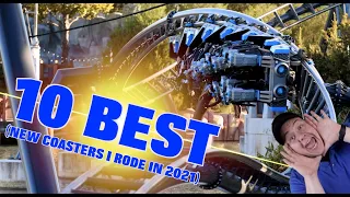 Top 10 Roller Coasters I Rode in 2021!  (4K)