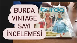 Burda Vintage Sayısı İncelemesi | Burda Vintage | Burda Dergisi İncelemesi | Burda Vintage | Vintage