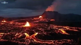 🔥LAVA FIELDS TURN NIGHT INTO DAY! UNBEARABLE TEMPERATURES FROM 30m AWAY! UNREAL NIGHT VIEWS! VOLCANO