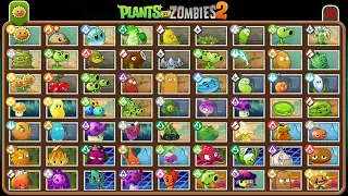 PLANTS VS ZOMBIES 2 | ALL PLANTS ABILITY & POWER-UPS. All Mastery Level in PvZ2