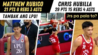 MATTHEW RUBICO VS CHRIS HUBILLA! MGA BATAK SA DAYO NAGKAHARAP SA NCAA JRS!