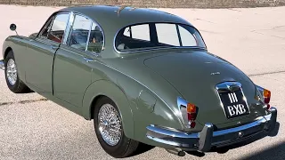 1961 Jaguar Mark II 2.4. 4-speed cold start