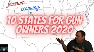 Top Ten States For Gun Owners to Live in 2020 | Not Based Only on Gun Laws