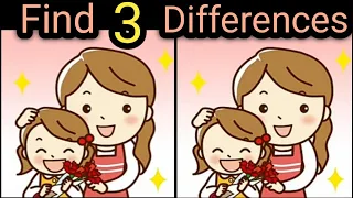 find the difference : find 3 differences  [Spot The Difference ]