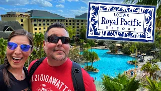 Loews Royal Pacific Detailed RESORT & ROOM TOUR // Universal Orlando Resort // WOK Experience