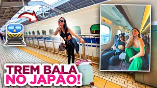 ANDANDO NA 1ª CLASSE DO TREM BALA PELA PRIMEIRA VEZ NO JAPÃO!! 🇯🇵