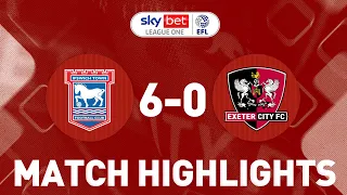 HIGHLIGHTS: Ipswich Town 6 Exeter City 0 (29/4/23) EFL Sky Bet League One