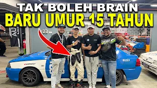 PERTARUH BUDAK 15 TAHUN BERLUMBA diatas litar !! ALIFF QAID bersama Autohaus Motorsport