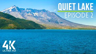 8 HRS Gentle Lake Waves Sounds for Relaxation - Peaceful Ambiance of a Quiet Mountain Lake - Ep 2