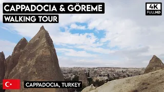 Cappadocia Walk - Goreme's Open Air Museum to Goreme Village Center | Capaddocia, Turkey | 4K