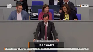 Mahnmal für die verfolgten und ermordeten Zeugen Jehovas - Rede von Dirk Wiese (SPD)