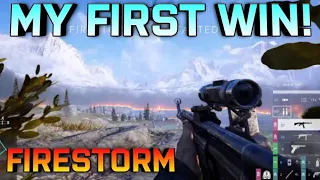 My First Solo Win in Firestorm! Battlefield 5: Multiplayer (Battlefield V Multiplayer Gameplay PS4)