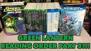 A comprehensive look at the reading order of Green LanternPart 3!!!