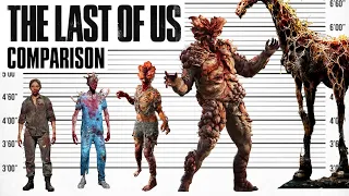 🧟‍♂️ The Last of Us Showdown: Monsters and Characters Size Comparison | Satisfying Survival Odyssey!