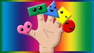 Learn Colors & Shapes Finger Family | Learning Colors - ABC Baby Songs