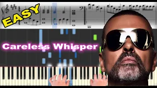 George Michael - Careless Whisper | Sheet Music & Synthesia Piano Tutorial