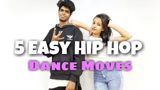 EASY 5 HIP HOP MOVES FOR BEGINNERS | Tamil | Dance Tutorial | The Dance Hype