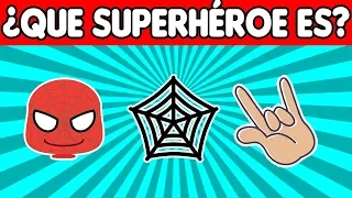 ¿Puedes adivinar que Superhéroe es SOLO con EMOJIS?